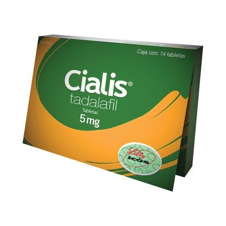 Cialis
5 mg Tadalafil
14 Tabletas