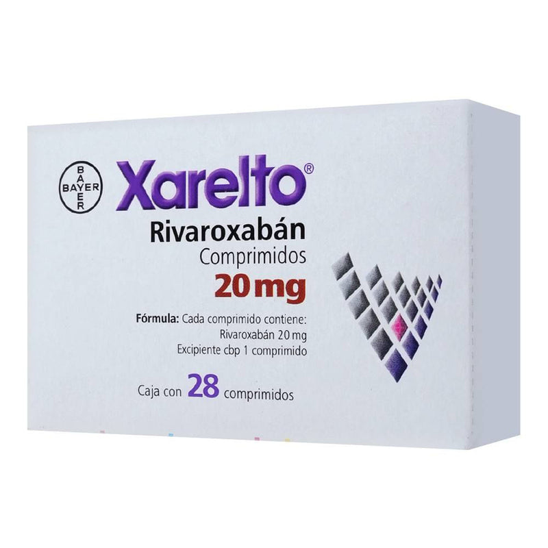 Xarelto 20 Mg 28 Tablets 