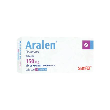 Aralen
150 mg con 30 Tabletas Cloroquina
