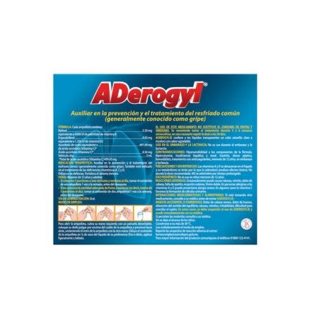 Aderogyl
Vitaminas A, D Y C
5 Ampolletas