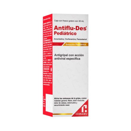 Antiflu-Des
Amantadina 2.5 gr Pediátrico Antigripal
30 ml