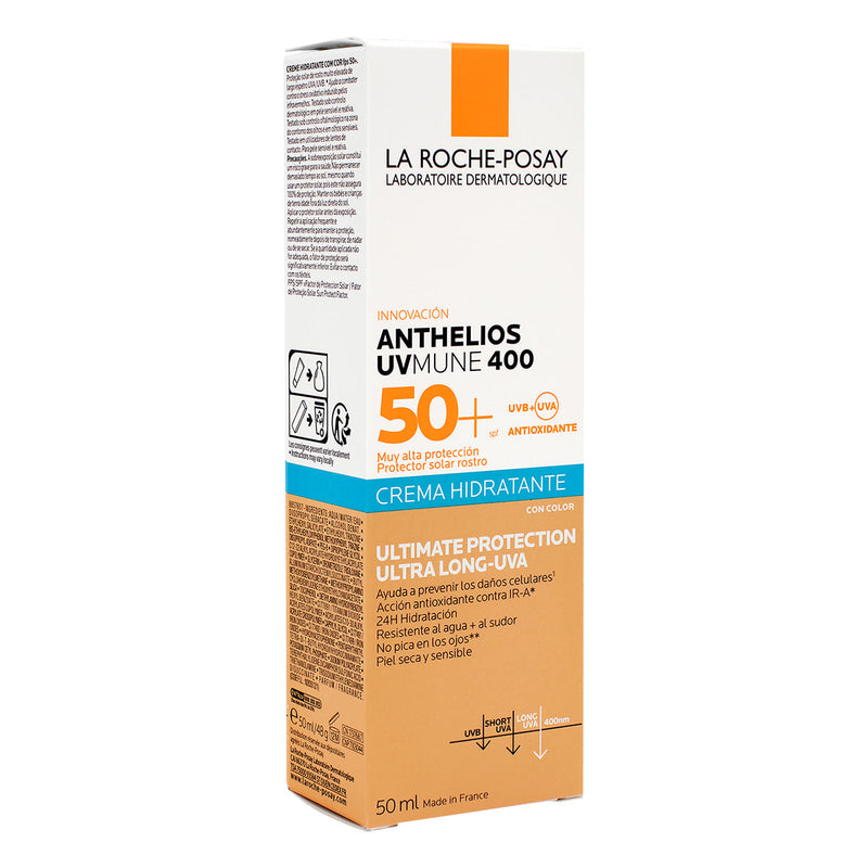 ANTHELIOS UV MUNE 400 CREMA CON COLOR FPS50+