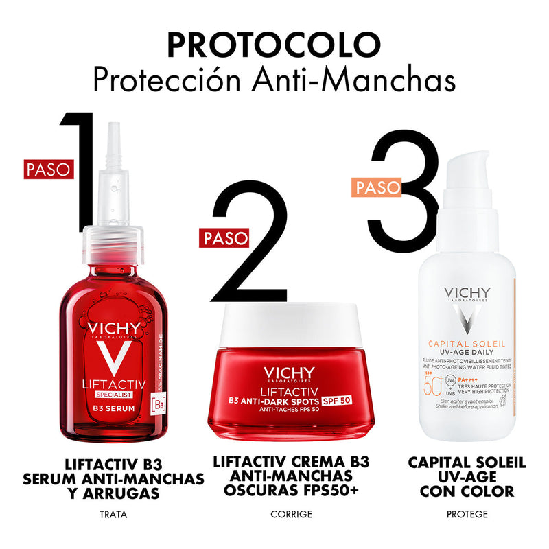 Liftactiv Crema B3 Antimanchas Oscuras SPF50 50ml