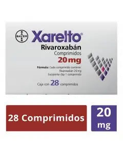 Xarelto 20 Mg 28 Comprimidos