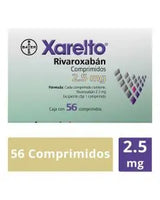 Xarelto 2.5 Mg 56 Comprimidos