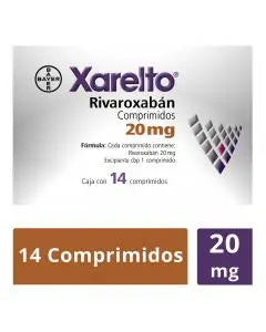 Xarelto 20 Mg 14 Tablets