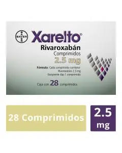 Xarelto 2.5 Mg 28 Tablets 