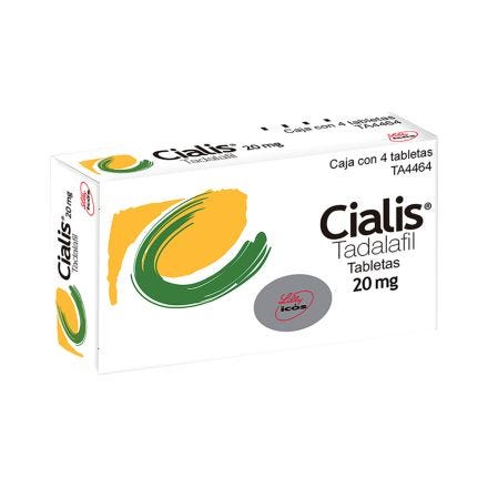 Cialis
20 mg Tadalafil
4 Tabletas