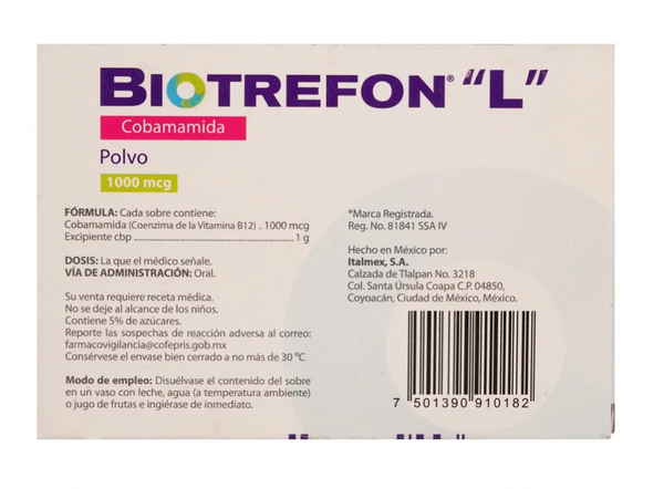 Biotrefon Liof 12 sobres
