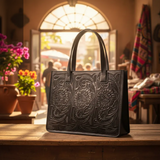 Bolsa de Piel Negro