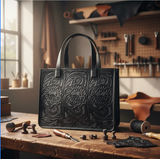 Bolsa de Piel Negro