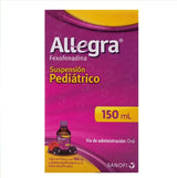 Allegra
Fexofenadina 600 mg Pediátrico
150 ml Suspensión
