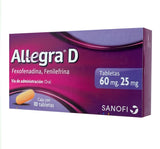 Allegra D
Fexofenadina 60 mg
10 Tabletas