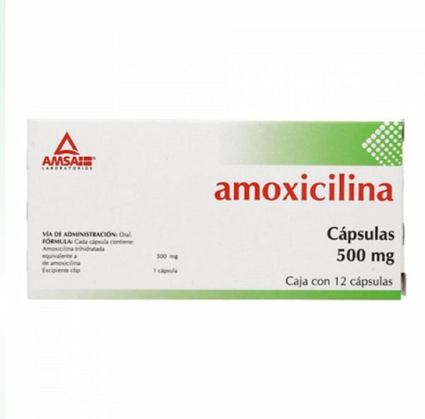 Amoxicilina 500mg 12cap