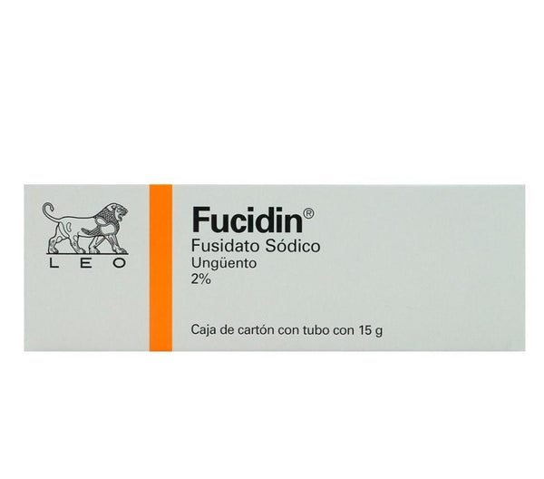Fucidin
2% Acido Fusidico
15gr Ungüento