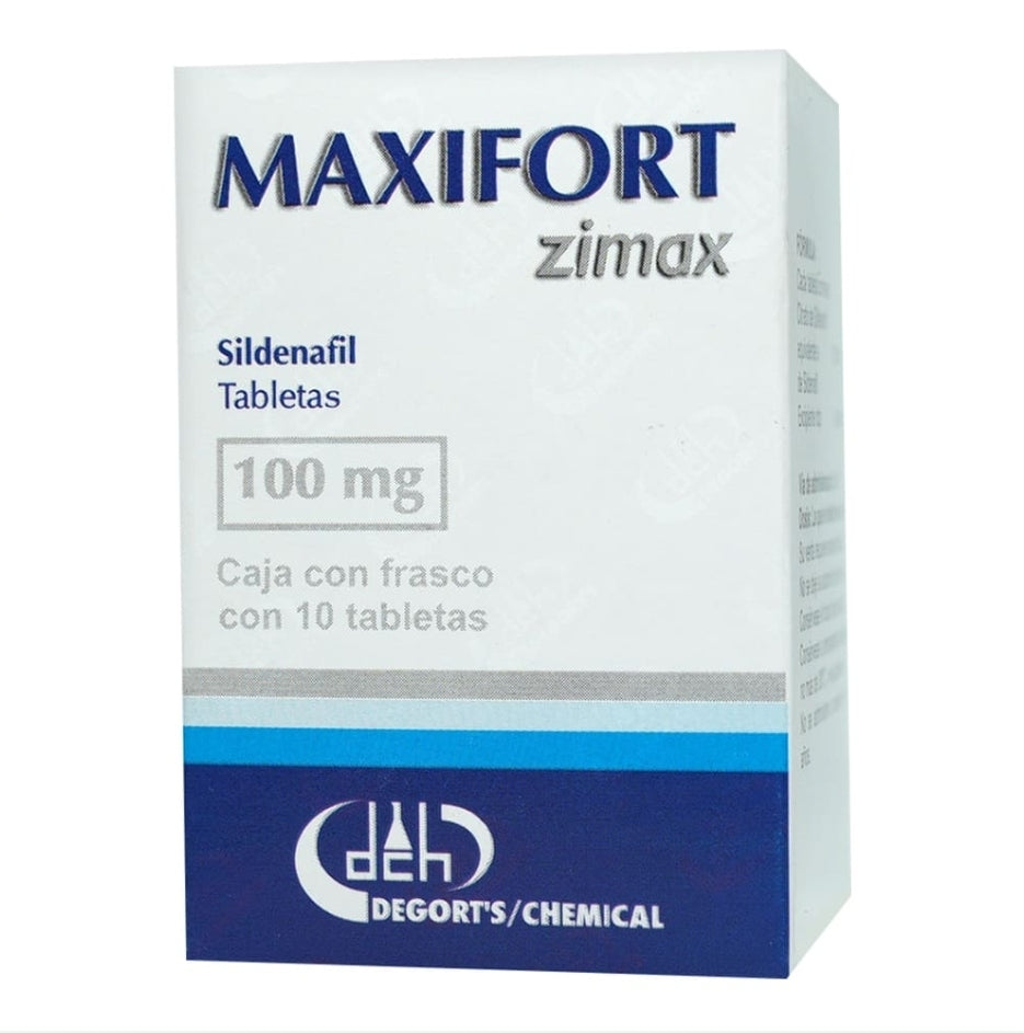 Maxifort zimax 100mg caja con 10 tabletas Degort's Chemical – Dermayeo