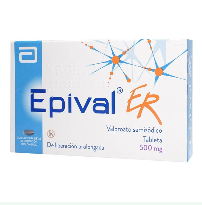 Epival Er 500mg 30 tabletas