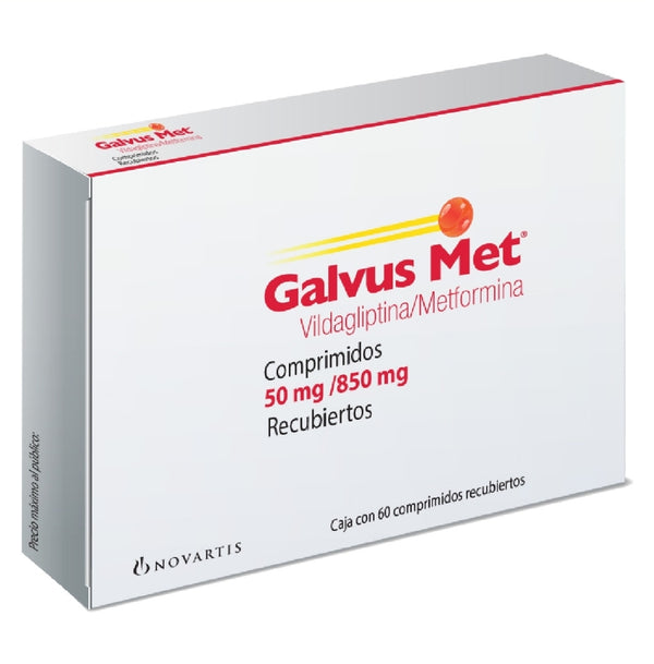 Galvuz Met 50-850mg 60 comprimidos