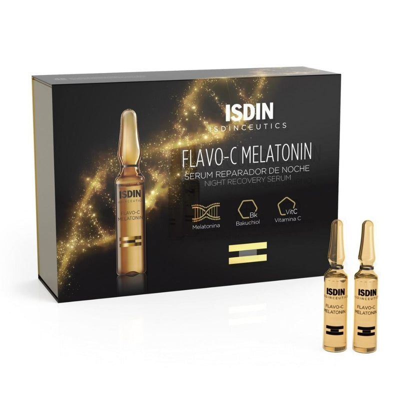 ISDIN ISDINCEUTICS FLAVO C MELATONIN 30 AMPOLLETAS CON 2 ML CADA UNA