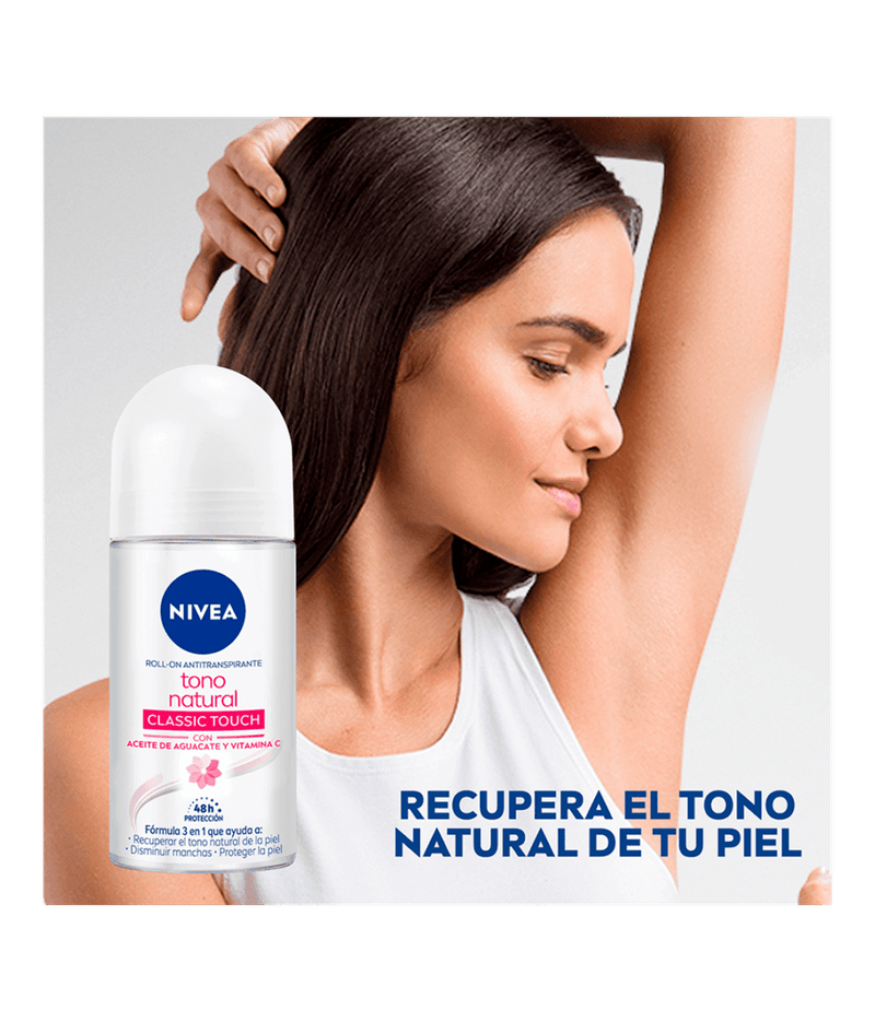 Antitranspirante NIVEA Aclarado Natural Classic Touch