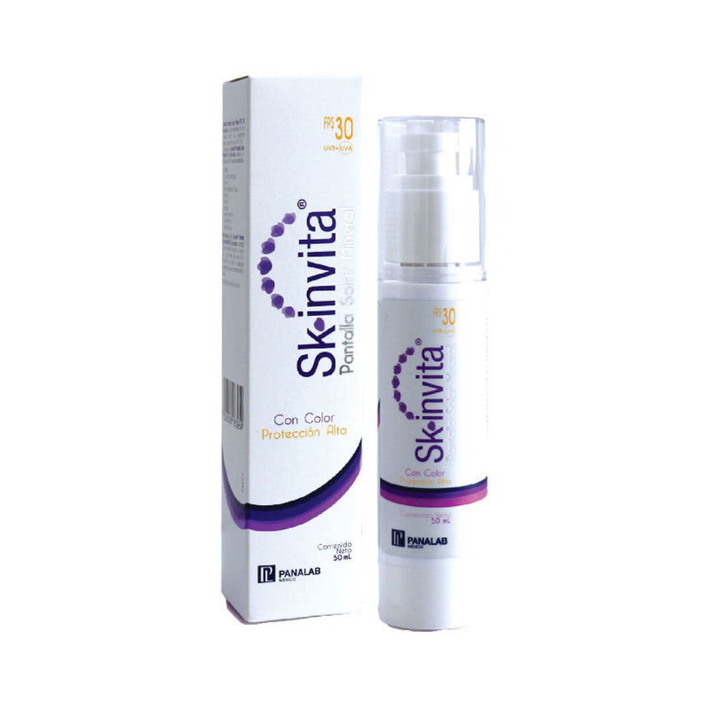Skinvita pantalla solar mineral con color fps30+ 50 gr
