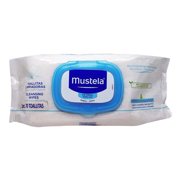 Mustela Toallas Humedas Bebé 70 toallitas