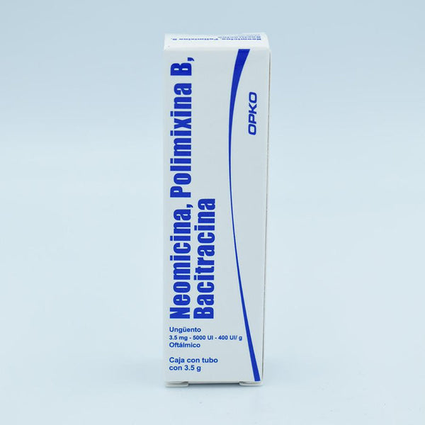 Neomycin, Polymyxin B, Bacitracin Tube with 3.5gr Ophthalmic