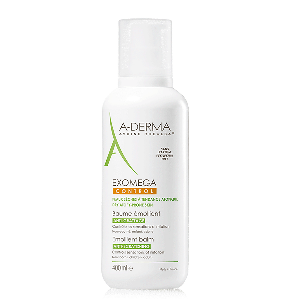 A-Derma Exomega Control Emollient Cream Duo 2x400 ml | Pack