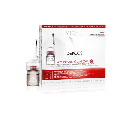 Dercos Aminexil Clinical 5 Woman Anti-fall 12 vials