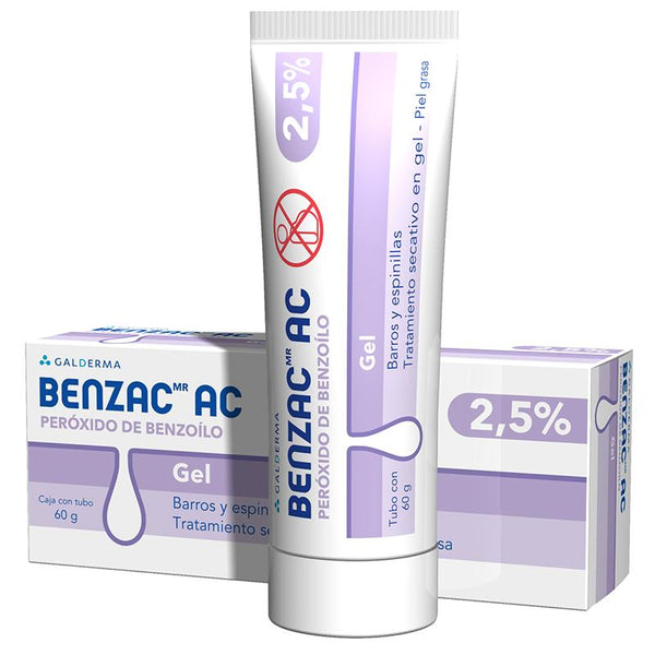 Benzac AC Gel 60gr al 2.5%