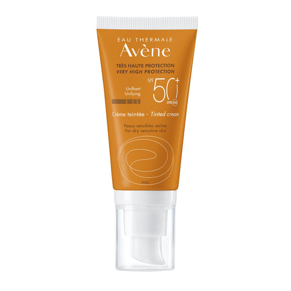 Bloqueador Avene FPS50+ crema con color 50ml