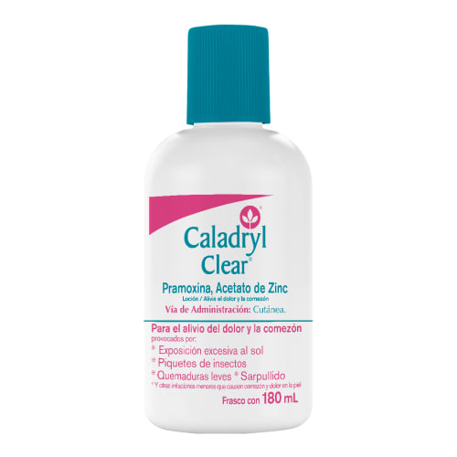 Caladryl pramoxina, acetato de zinc loción cutánea 180 ml 