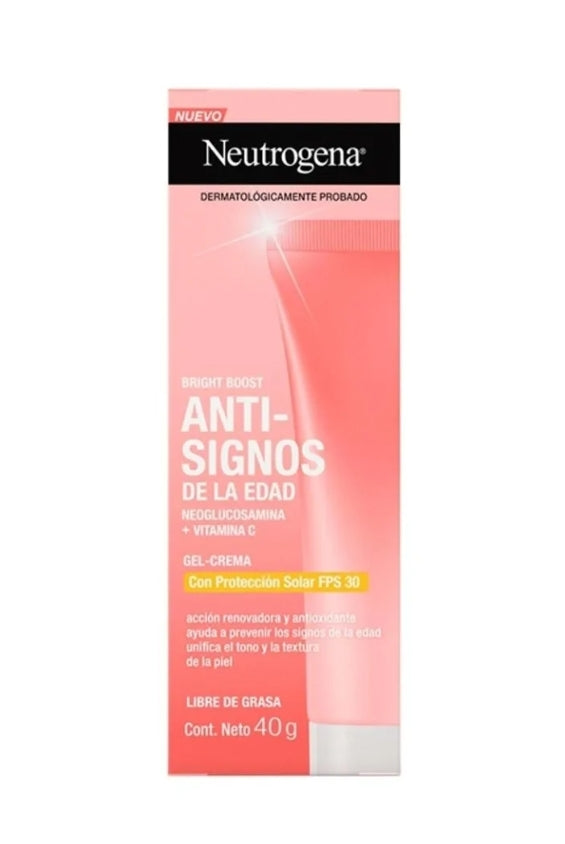 Neutrogena Bright Boost FPS30 anti-signos de la edad 40gr